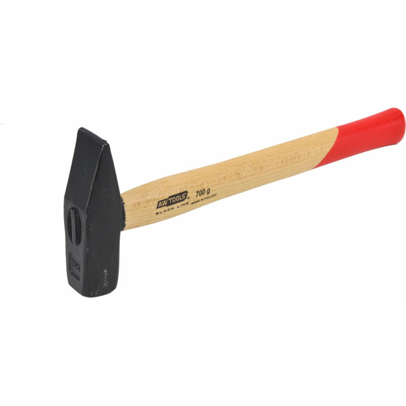 Awtools AW LOCKSMITH HAMMER/ WOODEN HANDLE 0.7kg BLACK LINE