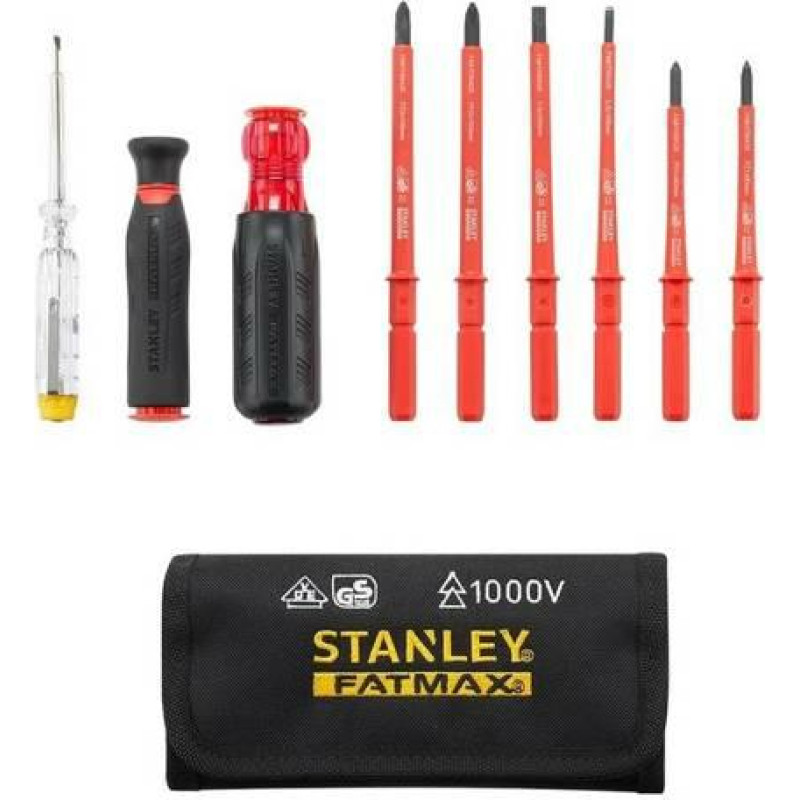 Stanley WKRĘTAKI 10cz. VDE (2PH+2PZ+2PŁ+TESTER)