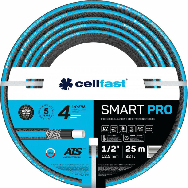 Cellfast WĄŻ OGRODOWY SMART PRO ATS 3/4