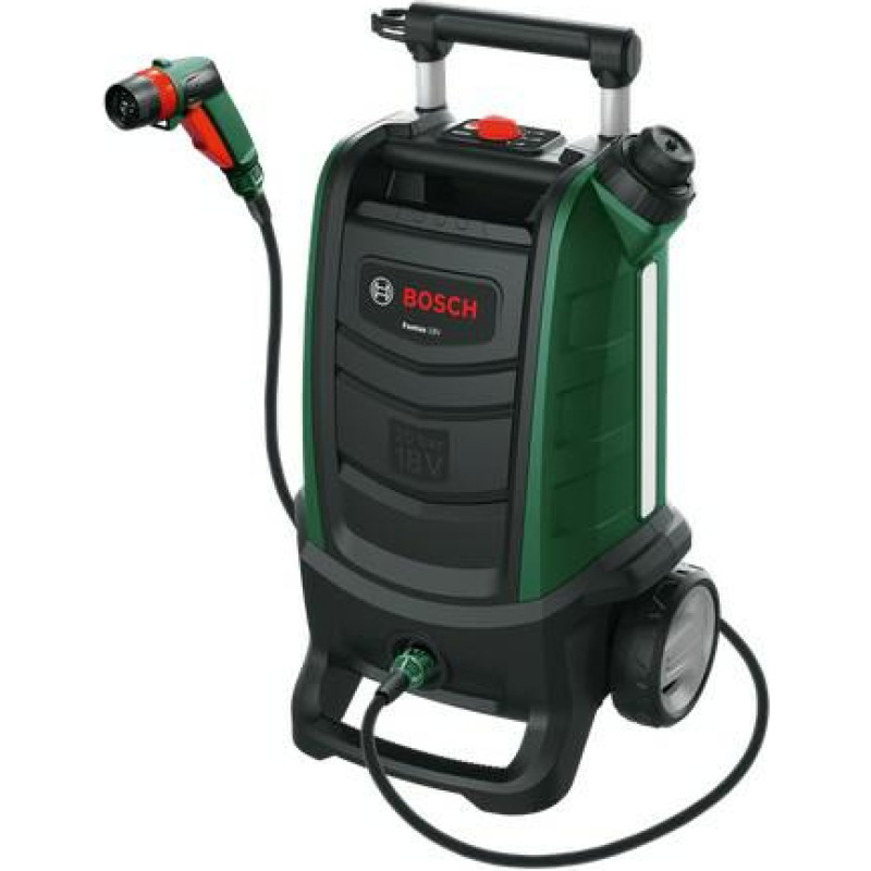 Bosch Cordless pressure washer Fontus (Gen2), 18V (green/black, Li-ion battery 2.5Ah)