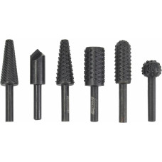 Awtools AW HSS METAL & WOOD BURR DRILL BIT SET 6pcs