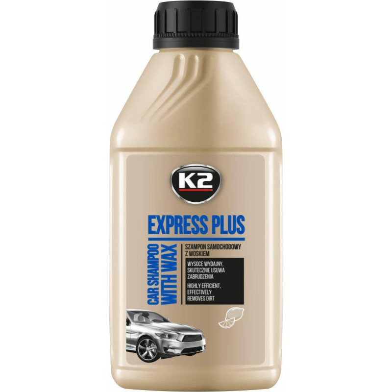 K2 WYDAJNY SZAMPON Z WOSKIEM CARNAUBA. EXPRESS PLUS  500ML