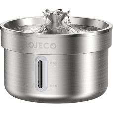 Rojeco Stainless steel fountain / drinker for dog and cat 2l Rojeco