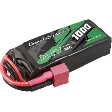 Gens Ace 35C 1000mAh 3S1P 11.1V Airsoft Gun Lipo Battery with T Plug