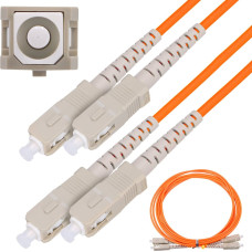 Extralink SC/UPC-SC/UPC | Patchcord | Multi mode, Duplex, 50/125, 3mm, 2m