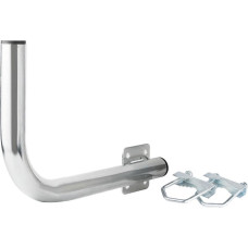 Extralink B300 | Left balcony handle | with u-bolts M8, steel, galvanized