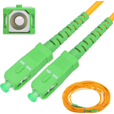 Extralink SC/APC-SC/APC | Patchcord | Single mode, Simplex, G652D, 3mm, 1m