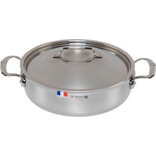 De Buyer Affinity Saucepot low with lid 28 cm