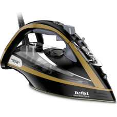 Tefal Ultimate Pure FV9847E0 gludeklis Sausais un tvaika gludeklis Durilium Airglide paliktnis 3200 W Melns, Zelts