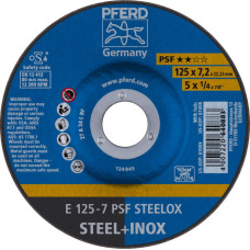 Pferd Slīpdisks PSF STEELOX 125x7/22,23mm, Pferd