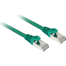 Sharkoon patch network cable SFTP, RJ-45, with Cat.7a raw cable (green, 2 meters)