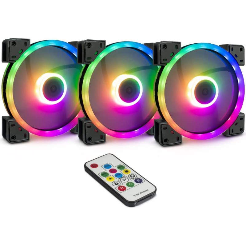 Inter-Tech Argus RGB Set RS-14 3x140mm - 88885536