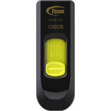 Team Group C145 128GB USB Stick (black/Yellow USB-A 3.2 Gen 1)