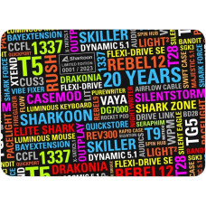 Sharkoon 20 Years Limited Edition Mouse Mat, gaming mouse pad (multicolored)