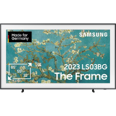 Samsung The Frame GQ-75LS03BG, QLED TV (189 cm (75 inches), black, HDR 10+, UltraHD/4K, SmartTV, HD+, 100Hz panel)