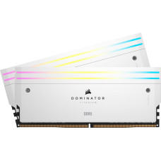 Corsair DDR5 - 32GB - 6400 - CL 32 (2x 16 GB) dual kit (white, CMP32GX5M2B6400C32W, Dominator Titanium, INTEL XMP)