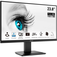 MSI PRO MP2412DE, LED monitor - 24 -  black, FullHD, AMD Free-Sync, HDMI, 100Hz panel