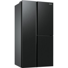 Samsung RH6ACG892DB1EG, side-by-side (stainless steel (dark), food showcase door, AI energy mode, smart conversion, fixed water connection)