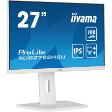 Iiyama ProLite XUB2792HSU-W6, LED monitor - 27 - white (matt), FullHD, IPS, AMD Free-Sync, 100Hz panel