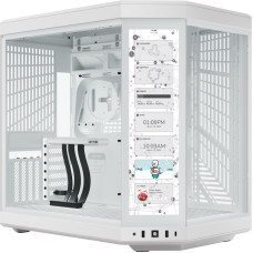 Hyte Y70 Touch Infinite , Tower case (white, Tempered Glass x 2)