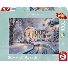 Schmidt Spiele Thomas Kinkade Studios: Graceland Christmas, Puzzle (1000 pieces)