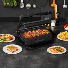 Tefal OptiGrill+ XL Snacking & Baking GC7248 (black, 2,000 watts, with XL baking tray)