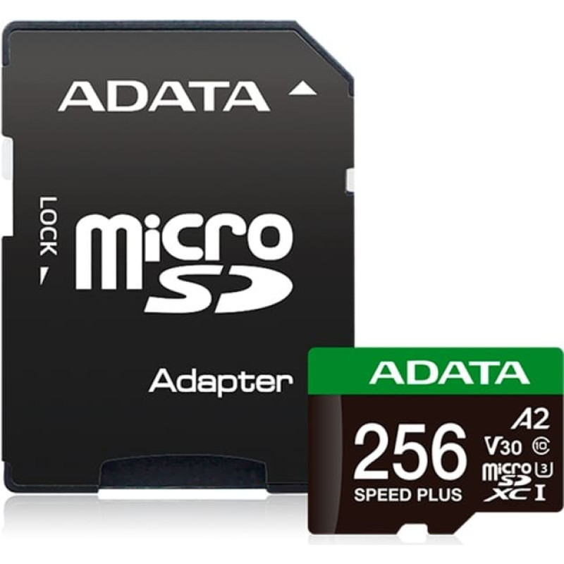 Adata MEMORY MICRO SDXC 256GB UHS-I/UD256GUI3V30A2SP-RA1 ADATA