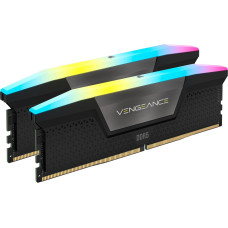 Corsair DDR5 - 32GB - 6400 - CL - 32 (2x 16 GB) Dual-Kit (black, CMH32GX5M2B6400Z32, Vengeance RGB, INTEL XMP, AMD EXPO)