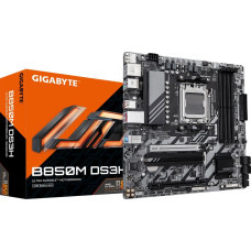 Gigabyte Mainboard|GIGABYTE|AMD B850|SAM5|Micro-ATX|Memory DDR5|Memory slots 4|1xPCI-Express 3.0 4x|1xPCI-Express 5.0 16x|2xM.2|1xHDMI|2xDisplayPort|4xUSB 2.0|2xUSB 3.2 type B|1xUSB 3.2|1xUSB-C|1xPS/2|1xRJ45|3xAudio port|B850MDS3H