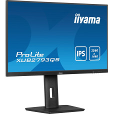 Iiyama ProLite XUB2793QS-B7, LED monitor - 27 - black (matt), QHD, IPS, Adaptive-Sync, 100Hz panel