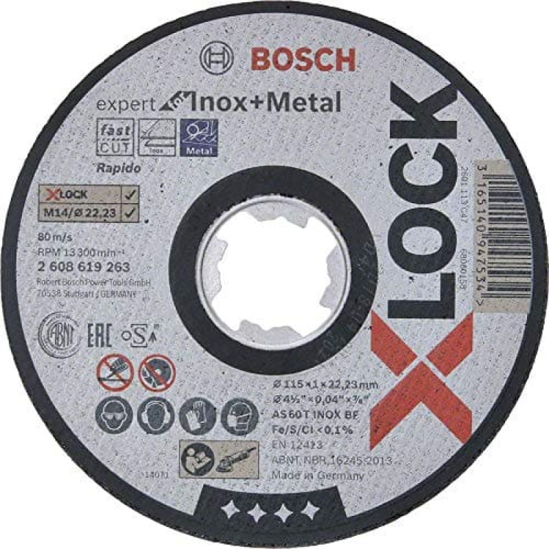 Bosch 2 608 619 263 leņķa slīpma&scaron;īnas aksesuārs Grie&scaron;anas disks