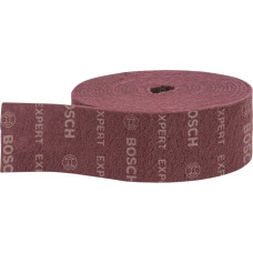 Bosch Expert fleece roll N880 Medium A, 115mmx10m, sanding sheet (red, 10 meter roll, for hand sanding)