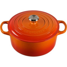 Le Creuset Signature Casserole round 22 cm ofenrot