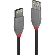 Lindy CABLE USB2 TYPE A 2M/ANTHRA 36703 LINDY