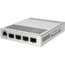 Mikrotik Switch|MIKROTIK|1x10Base-T / 100Base-TX / 1000Base-T|4xSFP+|PoE ports 1|CRS305-1G-4S+IN