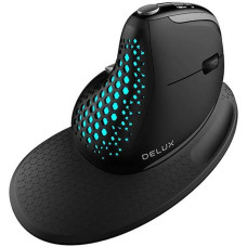 Delux bezvadu ergonomiskā pele M618XSD, BT+2.4G, RGB