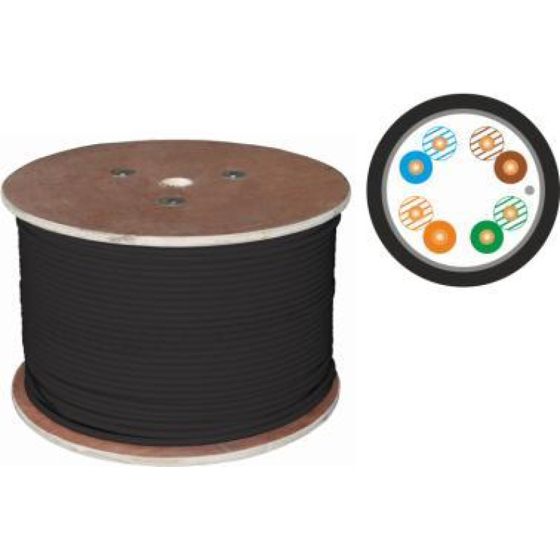 Alantec Cable F/UTP kat.5e PE 4x2x24AWG 500m EXTERNAL DRUGS ALANTEC - ALANTEC