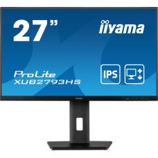 Iiyama ProLite XUB2793HS-B7, LED monitor - 27 - black (matt), FullHD, IPS, ergonomic stand, 100Hz panel