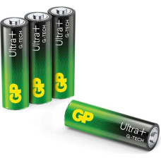 Gp Batteries 1x4 GP ULTRA PLUS Alkaline 1,5V AA Mignon LR06    03015AUPETA-B4