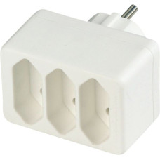 REV Euro-Dreifold Plug white