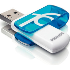 Philips FM16FD05B/00 USB zibatmiņa 16 GB USB Type-A 2.0 Zils, Balts