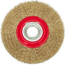 Vorel SZCZOTKA TARCZOWA 200mm, DRUT KARBOWANY, OTWÓR MOCUJĄCY 32mm 06980