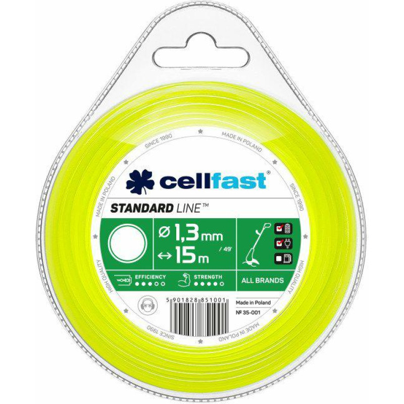 Cellfast ŻYŁKA TNĄCA OKRĄGŁA 2,0mm x 15m