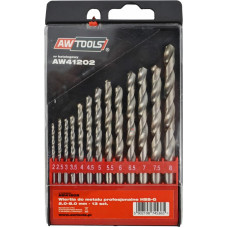 Awtools AW HSS-G WHITE TWIST DRILL BIT SET 13pcs /2-8mm/