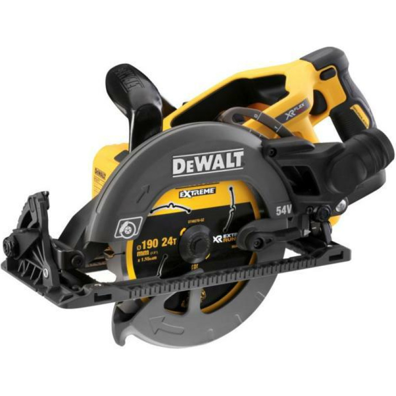 Dewalt FLEXVOLT PILARKA TARCZOWA 54V 190mm BEZ AKUMULATORÓW I ŁADOWARKI  DCS577N