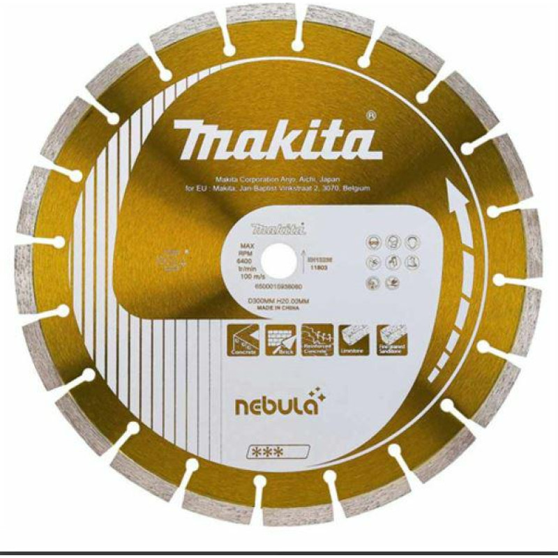 Makita TARCZA DIAMENTOWA 400x25,4mm SEGMENT (SUCHO/MOKRO) BETON