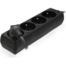 Awtools AW MULTI-SOCKET HOUSEHOLD EXTENSION 4-WAY*1,5m+E BLACK