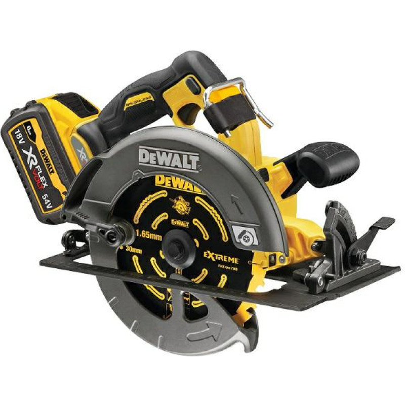 Dewalt FLEXVOLT PILARKA TARCZOWA 54V FLEXVOLT 2x6,0Ah DCS578T2