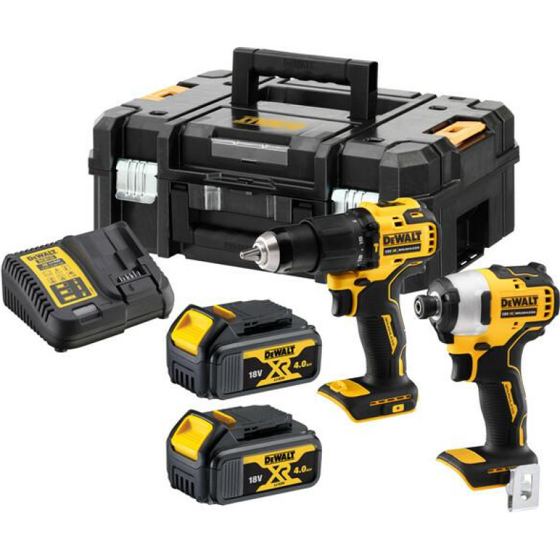 Dewalt ZESTAW COMBO 18V DCK2062M2T (DCD709+DCF809) 2x4,0Ah