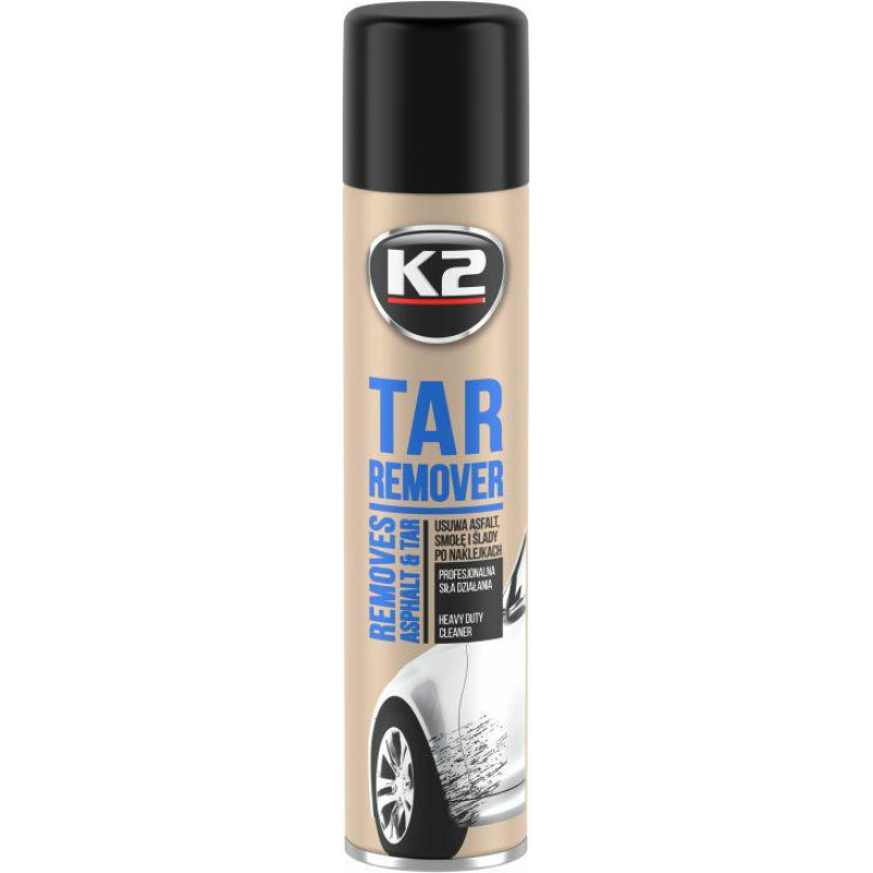 K2 USUWA ASFALT,SMOŁĘ I ŻYWICĘ DRZEW. TAR REMOVER 300ML